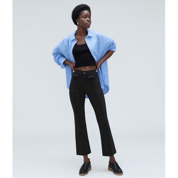 EVERLANE The Work It Pant In Black - Picture 1 of 9